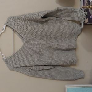 XS light green sweater